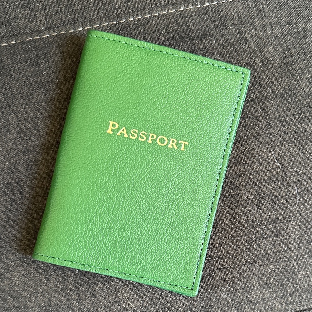 Green Passport Holder